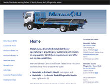 Tablet Screenshot of metals4u.com